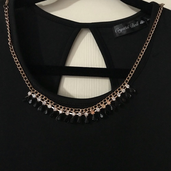 Black and red dress - Picture 4 of 4